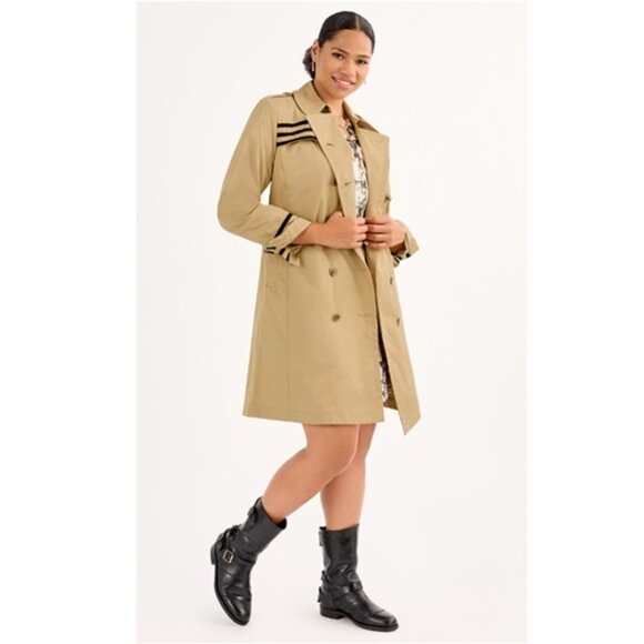 Cabi Runway Trench Coat Spring 2025 Size M - Picture 4 of 9